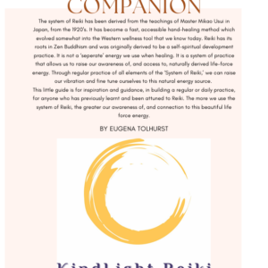 Reiki Level 1 Companion Guide